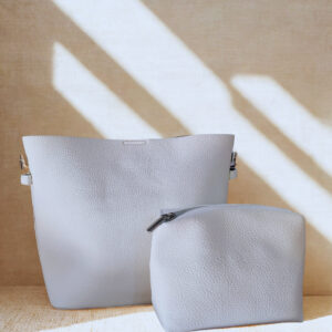White leather multipurpose Handbag