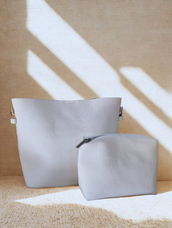 White leather multipurpose Handbag